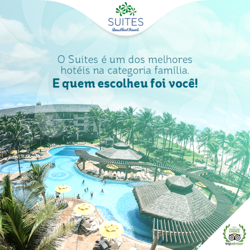 Suites Beach Park Resort granha prêmio no Trip Advisor