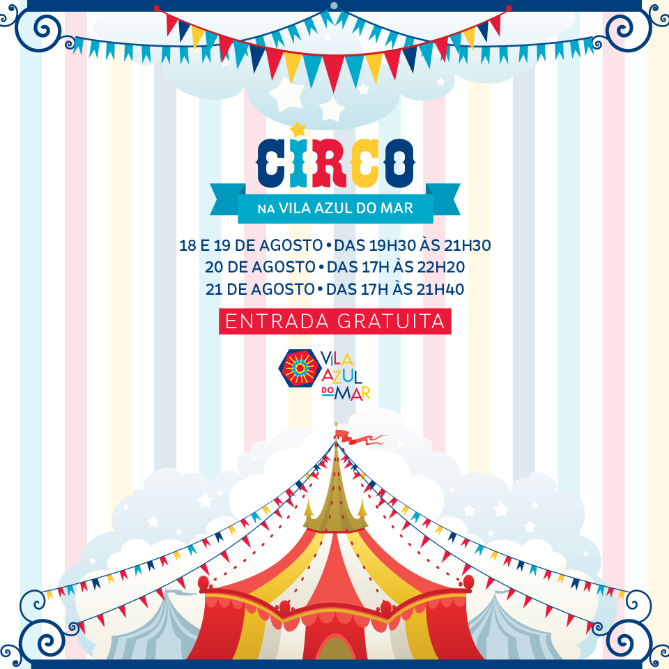 Festival de Circo na Vila Azul do Mar