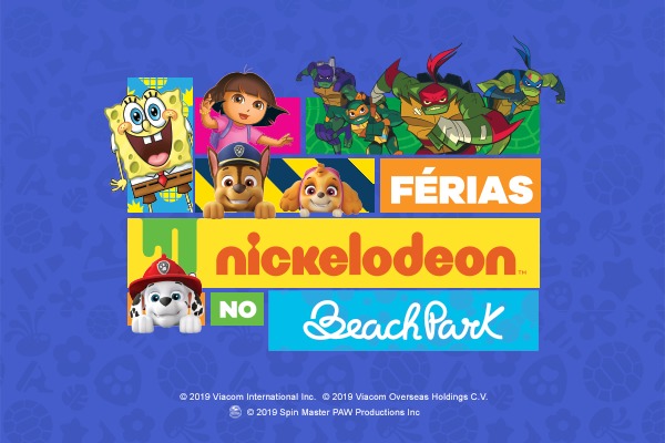 Férias Nickelodeon no Beach Park: Programação no Aqua Park e Resorts
