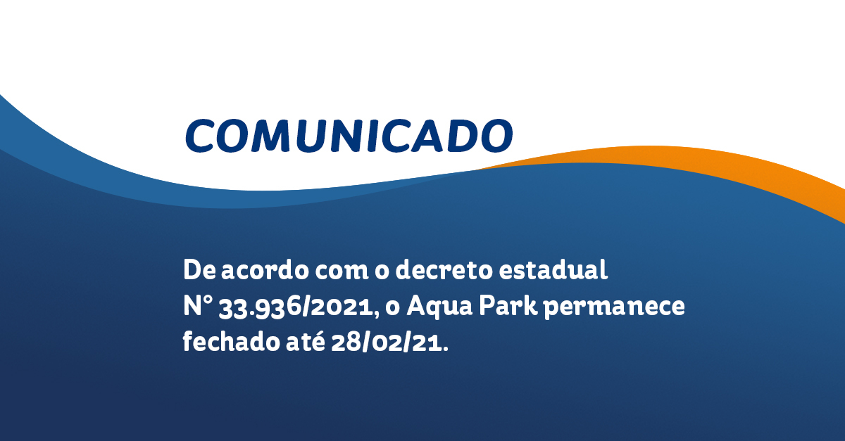 Confira o horário de funcionamento do Beach Park atendendo ao novo decreto de fevereiro de 2021
